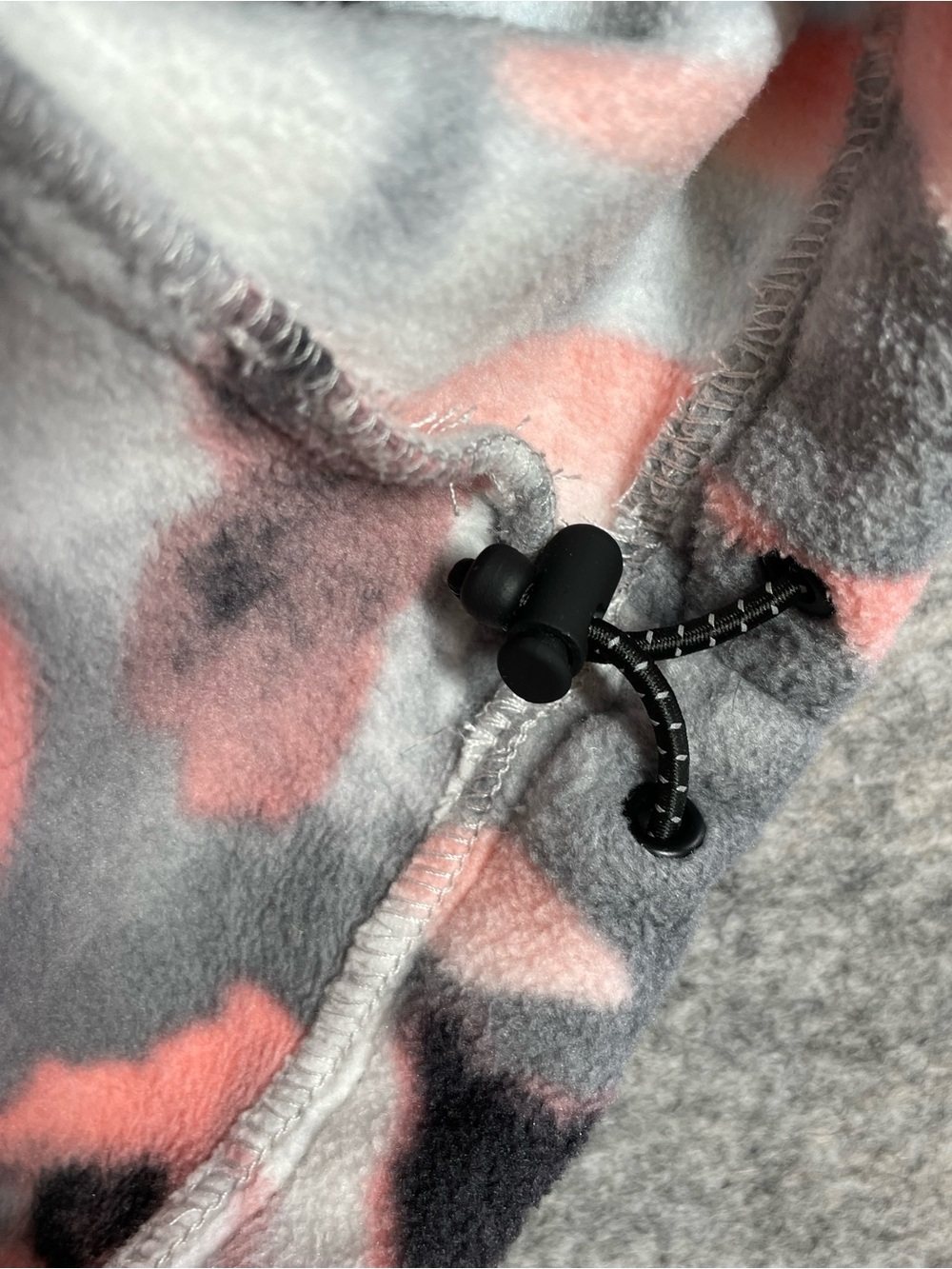 DOPE Printed Fleece Hooded Top Abstract Print Medium Cozy Streetwear Outdoor - Picture 13 of 15